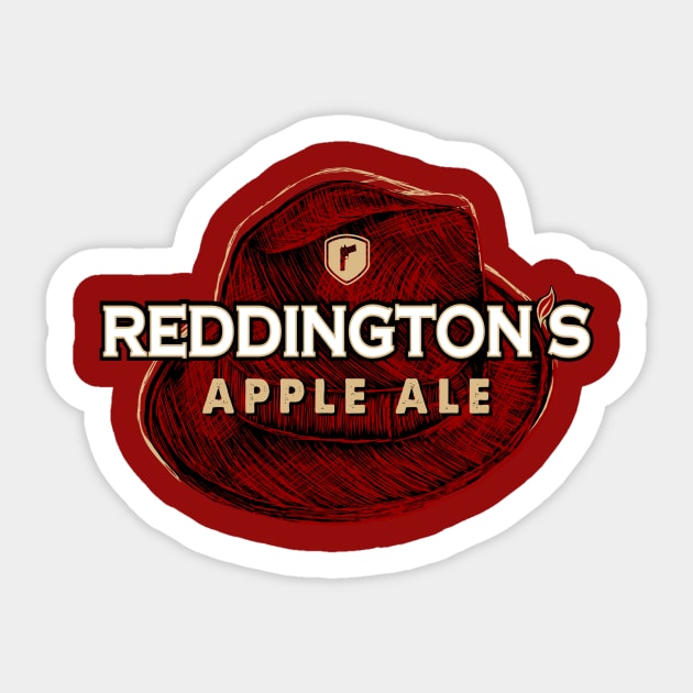 Reddington's Apple Ale Sticker by Pixhunter